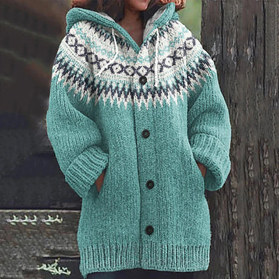 Signe™ - Strikket cardigan i uld