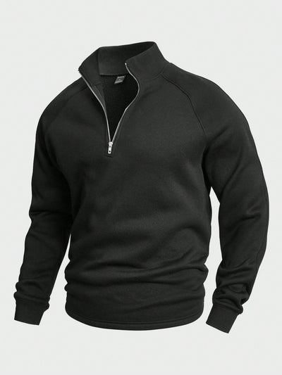 Antonio | Zip-up med halv lynlås