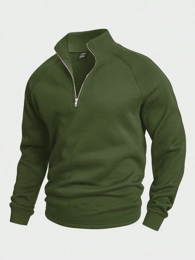 Antonio | Zip-up med halv lynlås