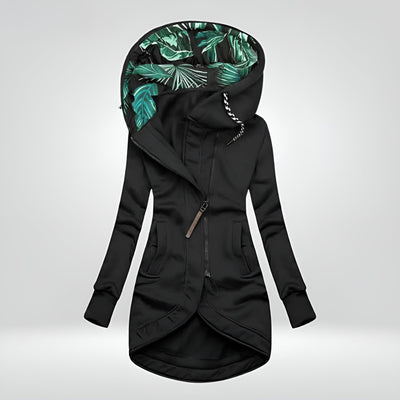 Aysha™ | Stilfuld Lang Hoodie Jakke
