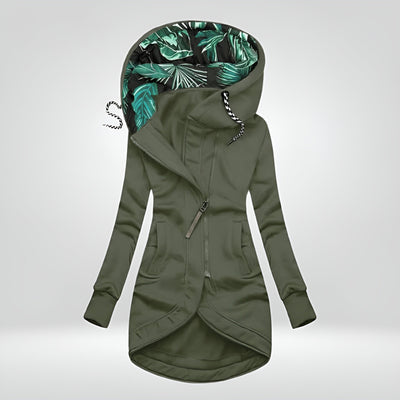 Aysha™ | Stilfuld Lang Hoodie Jakke
