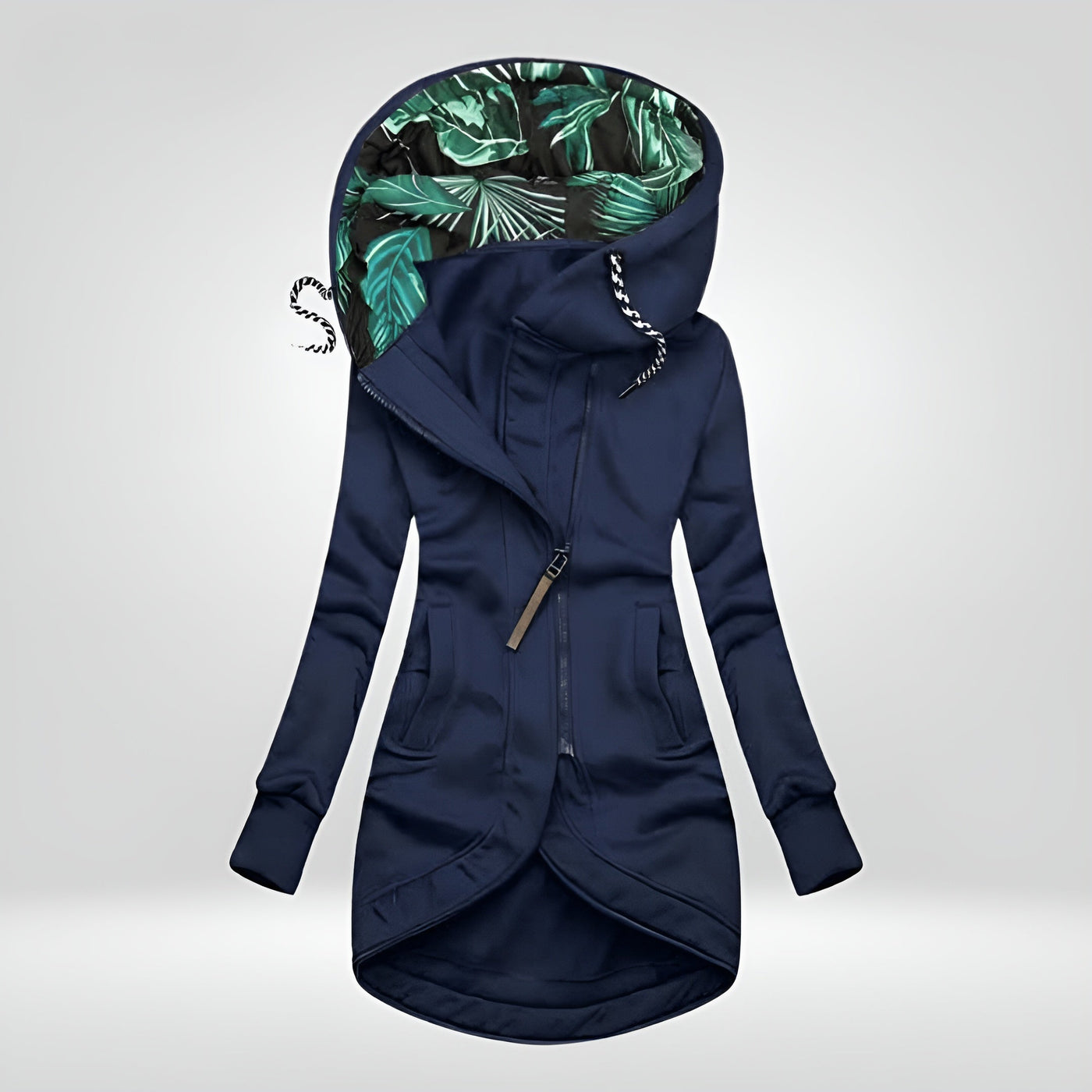 Aysha™ | Stilfuld Lang Hoodie Jakke