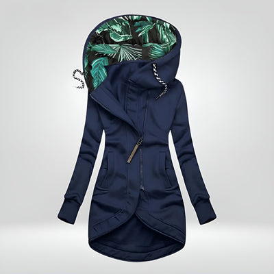 Aysha™ | Stilfuld Lang Hoodie Jakke