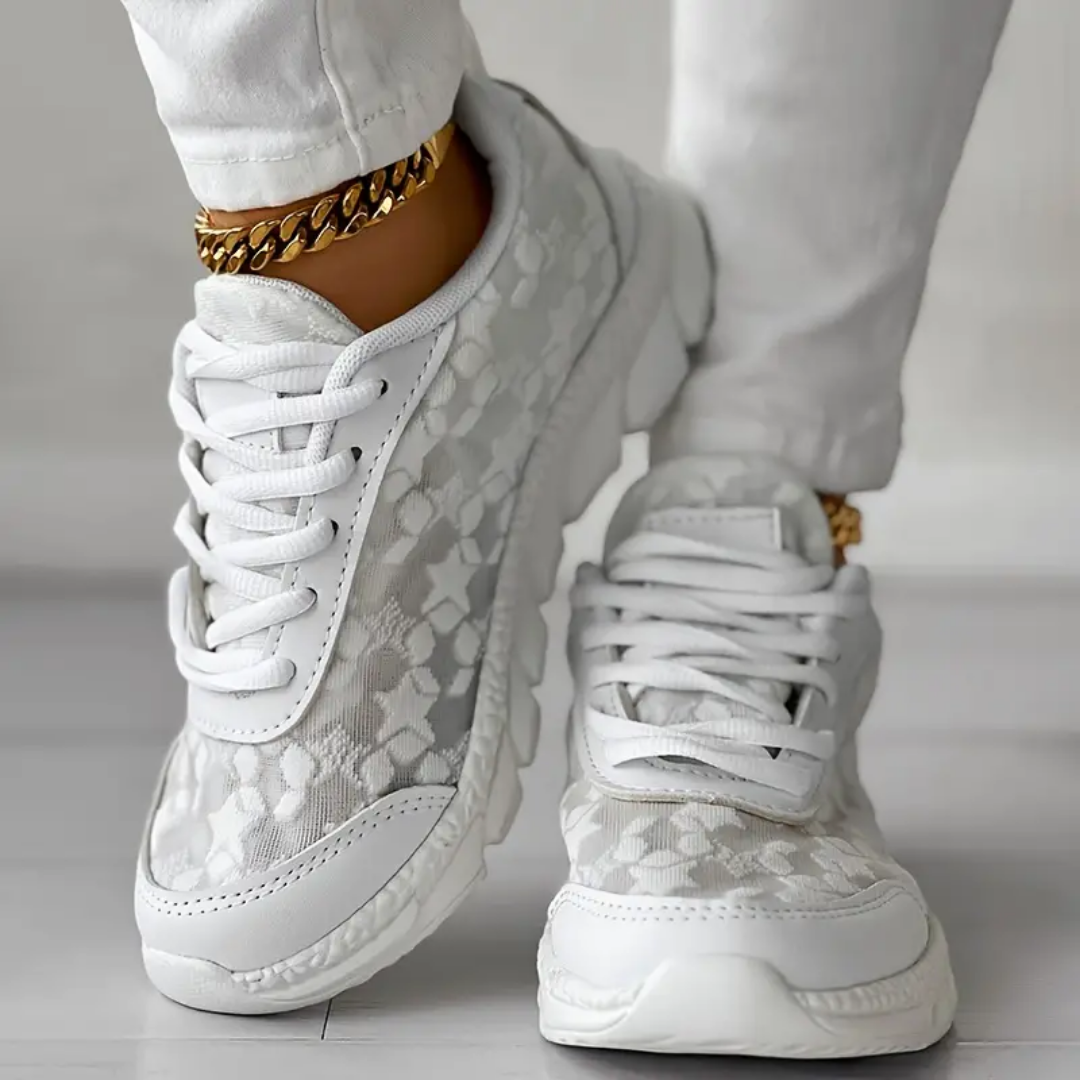 Augusta | Elegante sneakers af mesh