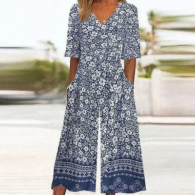 Nerina™ – Sommerlig blomster jumpsuit