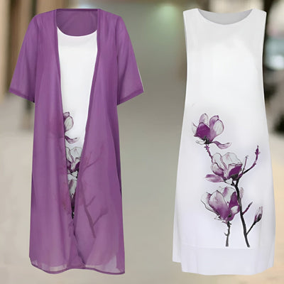 LARISSA™ KJOLE | Sommerlig elegance med gratis cardigan