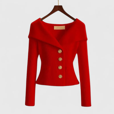 Katrine™ | Elegant strikcardigan