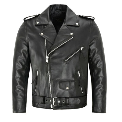 Austin™ | Klassisk Biker Læderjakke