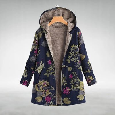 Helena™ | Stilfuld blomstret fleecejakke