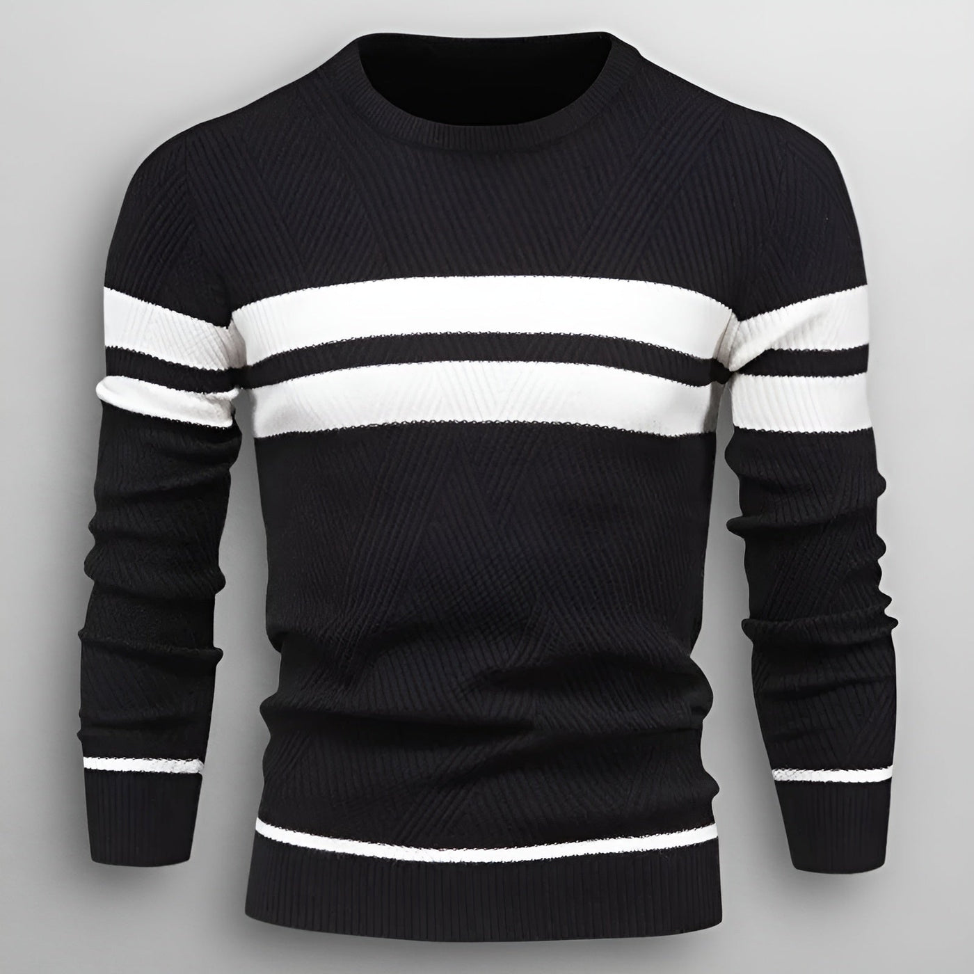 Dorian™ | Stribet herresweater