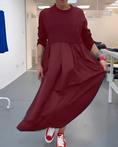 Laluna™ – Casual plisseret maxikjole