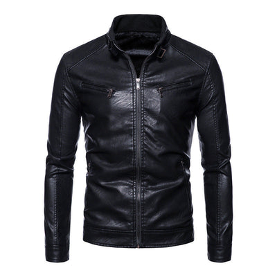 Bjørn™ | Klassisk Biker Læderjakke