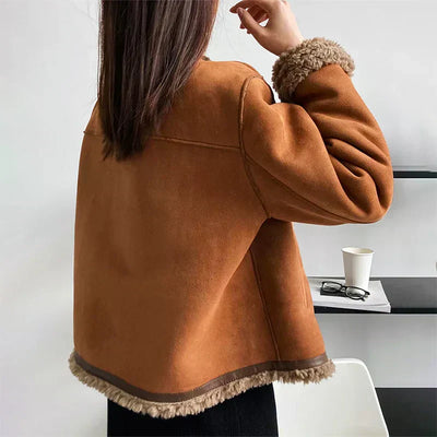 Milou™ | Stilfuld Jakke med Sherpa-for