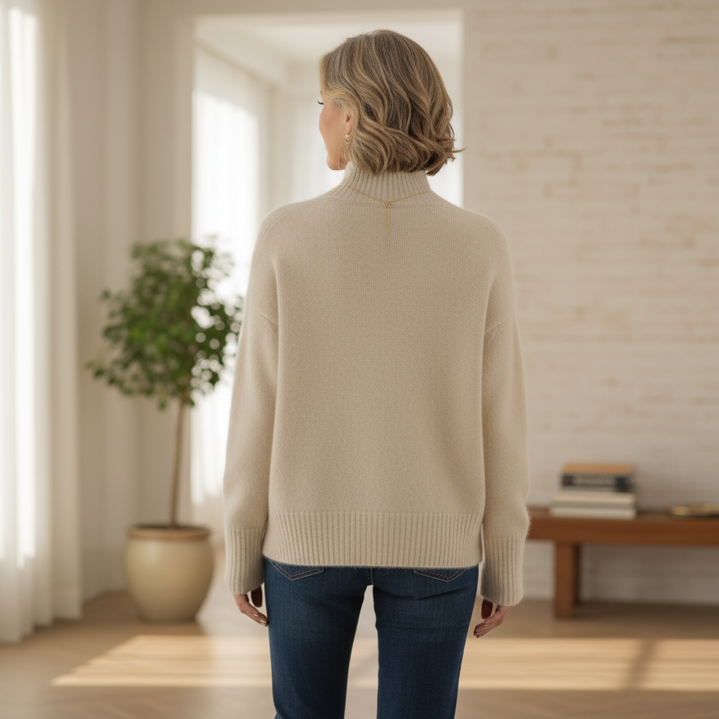 Selena™ | Cashmere Rullekrave
