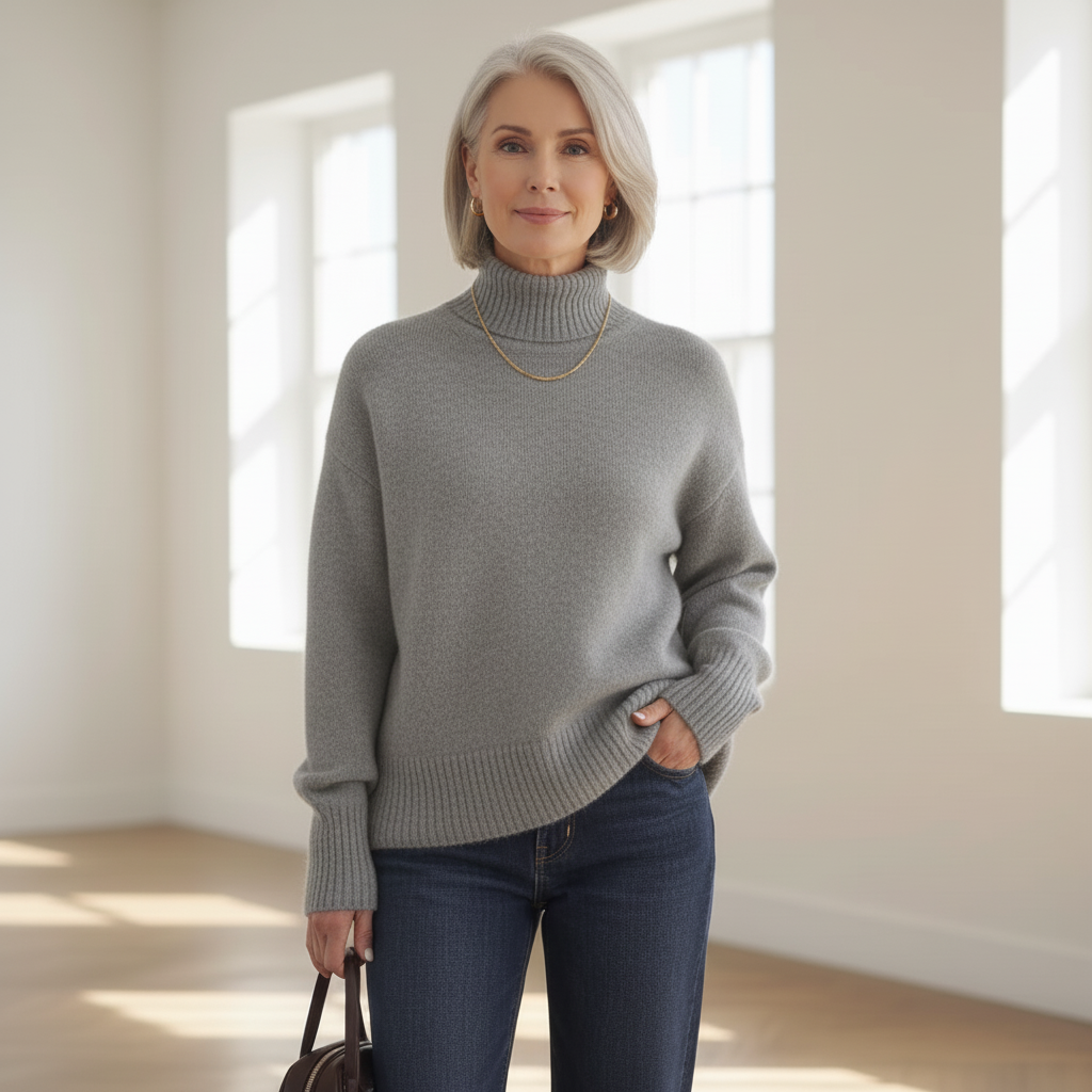Selena™ | Cashmere Rullekrave