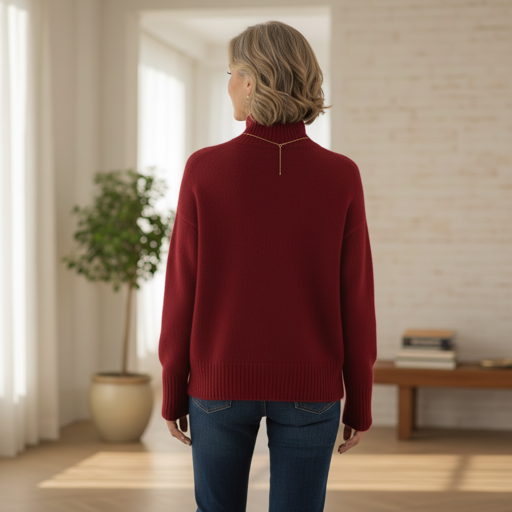 Selena™ | Cashmere Rullekrave
