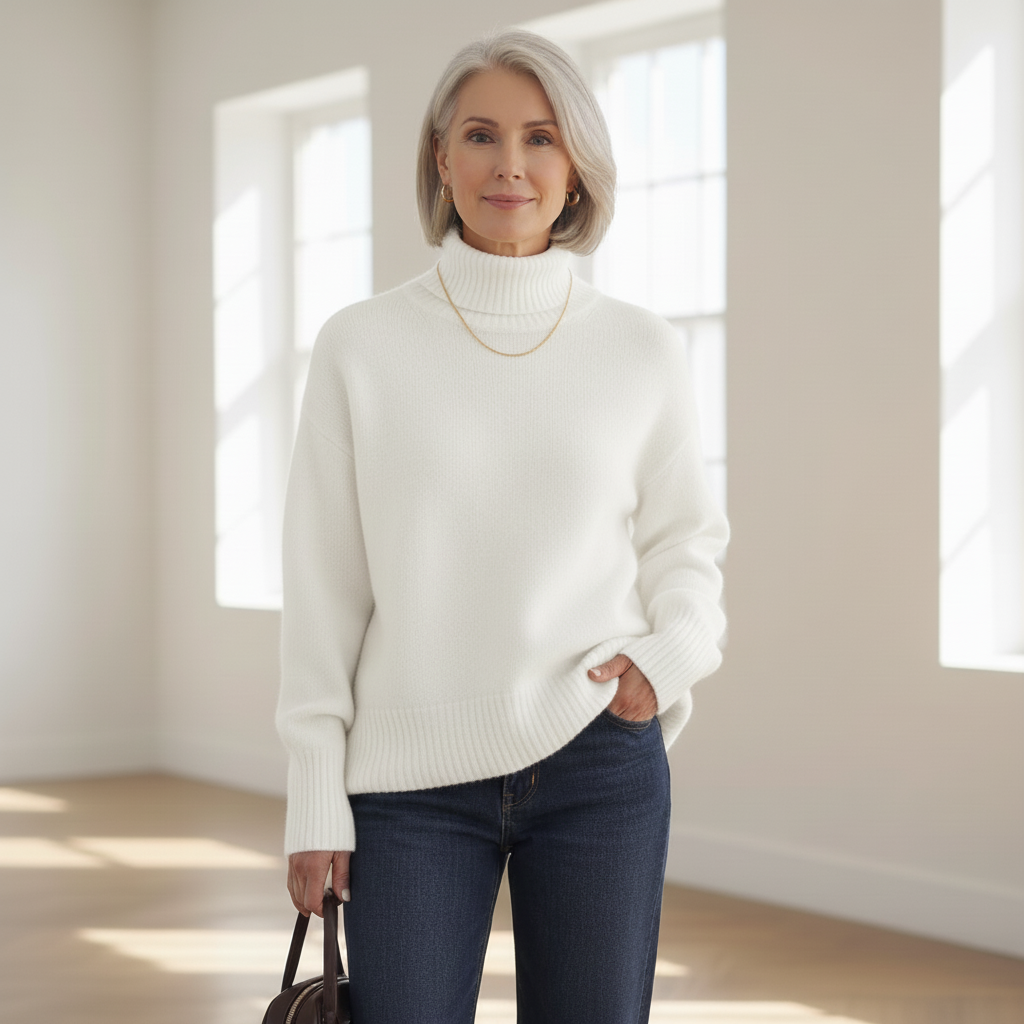 Selena™ | Cashmere Rullekrave