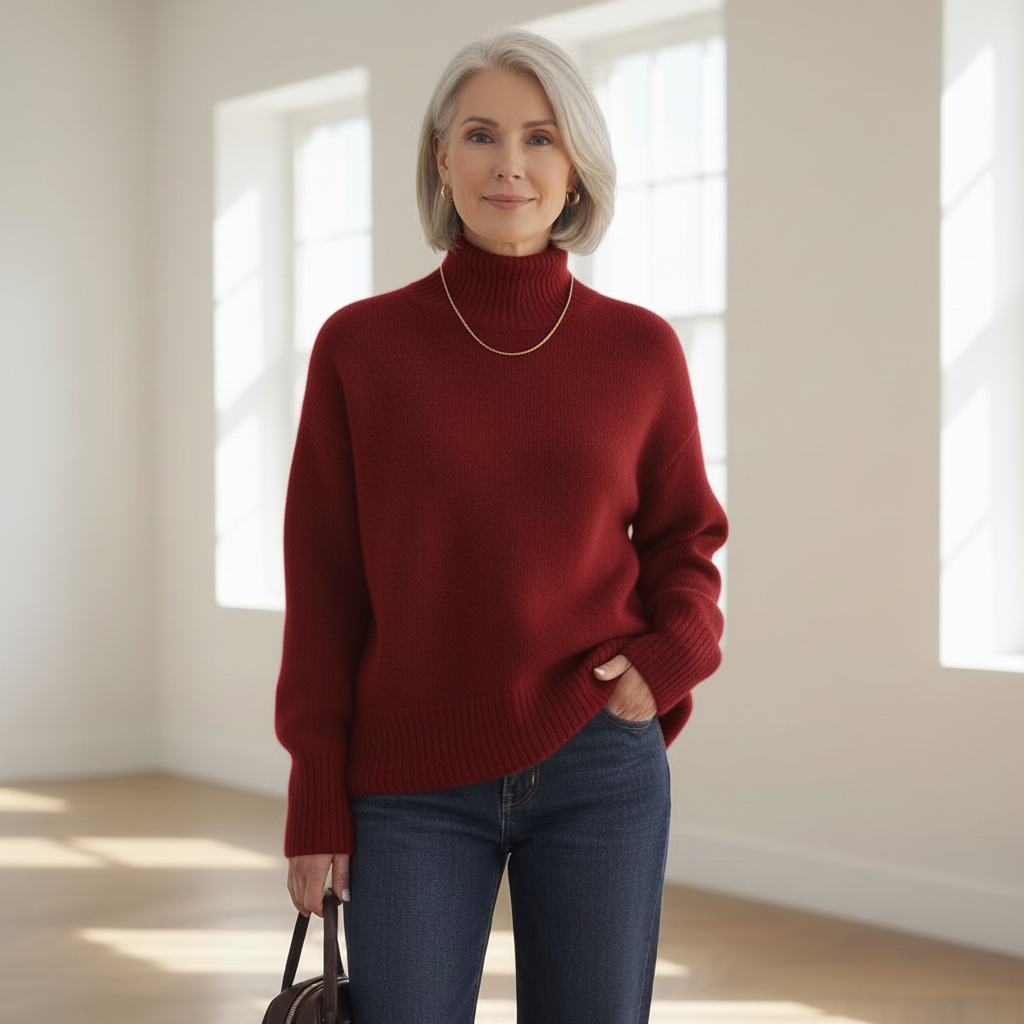 Selena™ | Cashmere Rullekrave