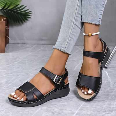 Linea™ ortopædiske sandaler med kilehæl