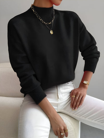 Sofie™ | Blød rullekravesweater