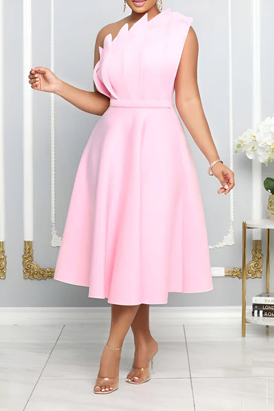 Josepha | Stilfuld One-Shoulder A-Line Kjole
