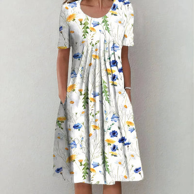 Nicolina™ – Sommerkjole med blomsterprint